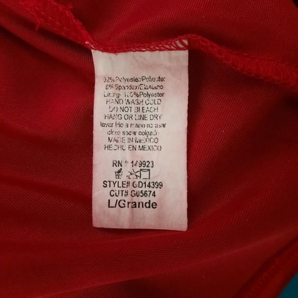 Windsor Red Satin Mini Bodycon Dress - Picture 4 of 6